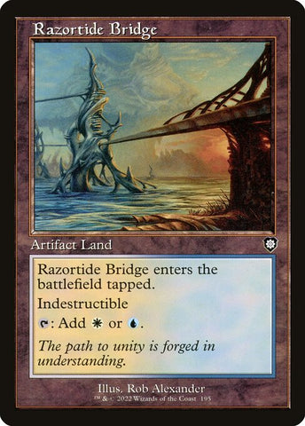 Razortide Bridge | MTG The Brothers' War Commander | BRC