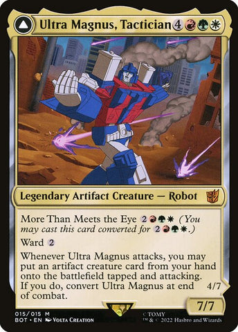 Ultra Magnus, Tactician // Ultra Magnus, Armored Carrier | MTG Transformers | BOT