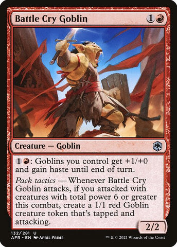 Battle Cry Goblin | MTG Adventures in the Forgotten Realms | AFR