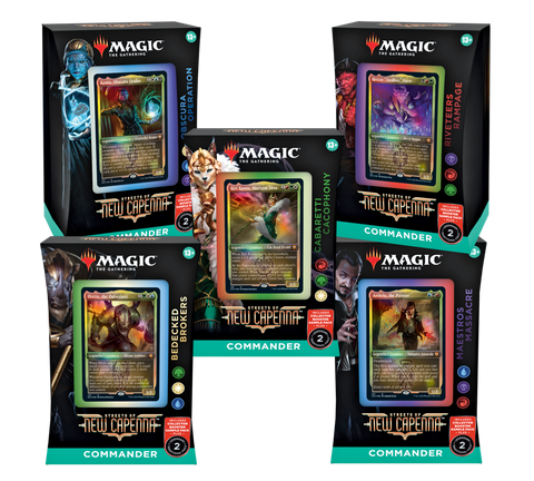 Magic the Gathering | Streets of New Capenna | Commander Deck Bundle