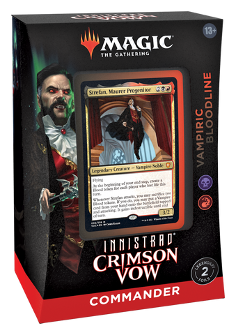 Magic the Gathering | Innistrad Crimson Vow | Commander Deck Vampiric Bloodline