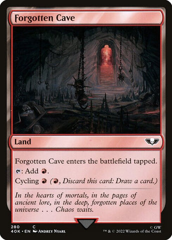 Forgotten Cave | MTG Warhammer 40,000 Commander | 40K