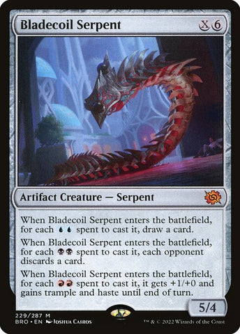 Bladecoil Serpent | MTG The Brothers' War | BRO