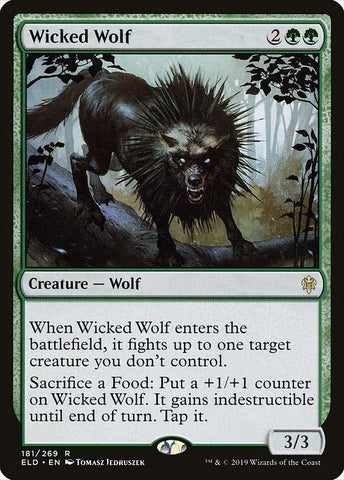 Wicked Wolf | MTG Throne of Eldraine | ELD