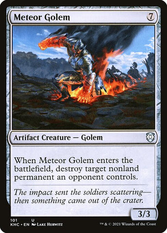 Meteor Golem | MTG Kaldheim Commander | KHC
