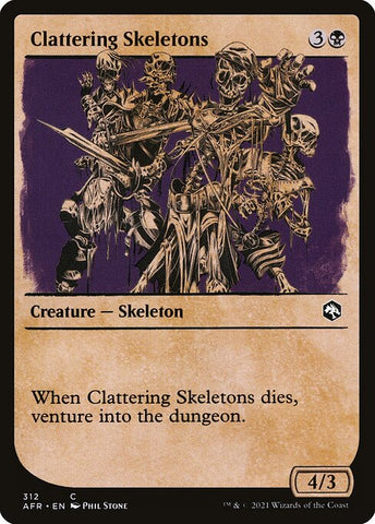Clattering Skeletons | MTG Adventures in the Forgotten Realms | AFR