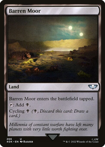 Barren Moor | MTG Warhammer 40,000 Commander | 40K