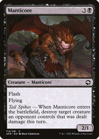 Manticore | MTG Adventures in the Forgotten Realms | AFR