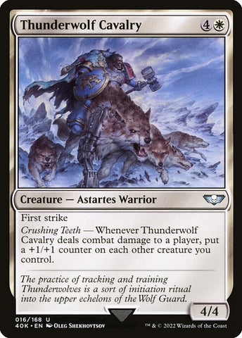 Thunderwolf Cavalry | MTG Warhammer 40,000 Commander | 40K