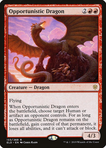 Opportunistic Dragon | MTG Throne of Eldraine | ELD