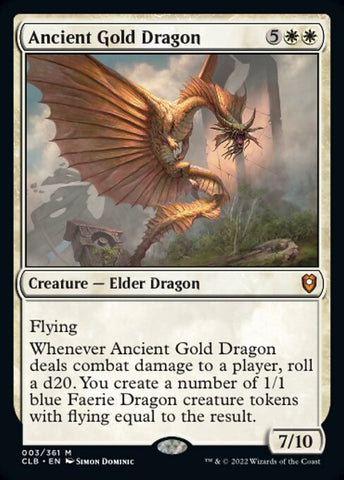 Ancient Gold Dragon | MTG Commander Legends: Battle for Baldur's Gate | CLB