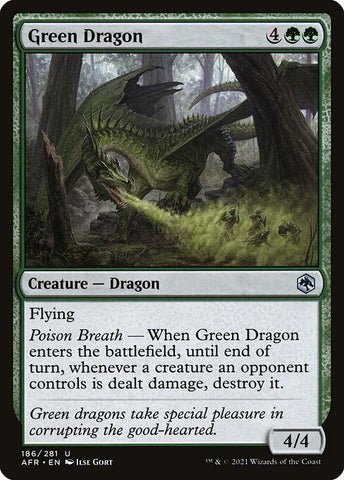 Green Dragon | MTG Adventures in the Forgotten Realms | AFR