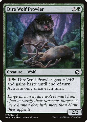 Dire Wolf Prowler | MTG Adventures in the Forgotten Realms | AFR