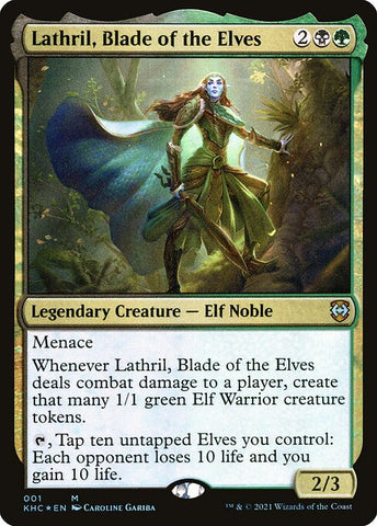 Lathril, Blade of the Elves | MTG Kaldheim Commander | KHC