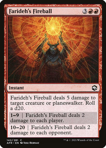 Farideh's Fireball | MTG Adventures in the Forgotten Realms | AFR