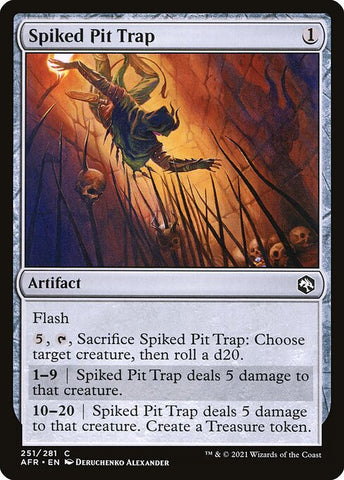 Spiked Pit Trap | MTG Adventures in the Forgotten Realms | AFR