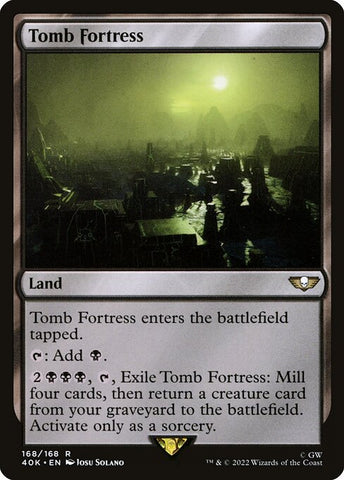 Tomb Fortress | MTG Warhammer 40,000 Commander | 40K