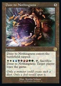Door to Nothingness (V.1) | MTG The Brothers' War Retro Artifacts | BRR