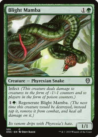 Blight Mamba | MTG Phyrexia: All Will Be One Commander | ONC