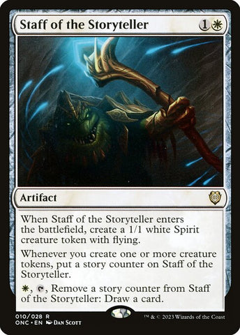 Staff of the Storyteller | MTG Phyrexia: All Will Be One Commander | ONC