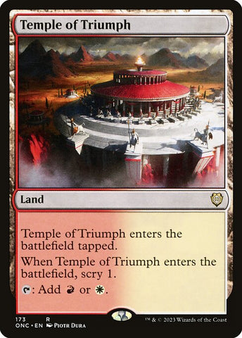 Temple of Triumph | MTG Phyrexia: All Will Be One Commander | ONC