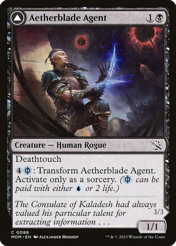 Aetherblade Agent // Gitaxian Mindstinger | MTG March of the Machine | MOM