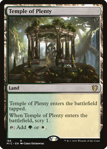 Temple of Plenty | MTG Midnight Hunt Commander | MIC