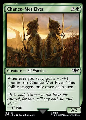 Chance-Met Elves | MTG The Lord of the Rings: Tales of Middle-earth | LTR