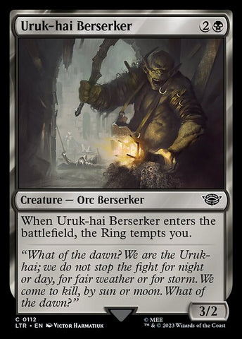 Uruk-hai Berserker | MTG The Lord of the Rings: Tales of Middle-earth | LTR