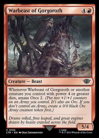 Warbeast of Gorgoroth | MTG The Lord of the Rings: Tales of Middle-earth | LTR