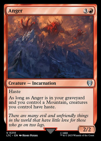 Anger | MTG Tales of Middle-earth Commander | LTC