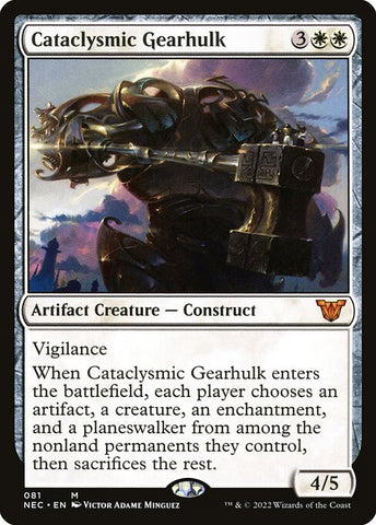 Cataclysmic Gearhulk | MTG Neon Dynasty Commander | NEC