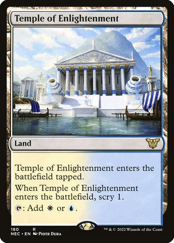 Temple of Enlightenment | MTG Neon Dynasty Commander | NEC