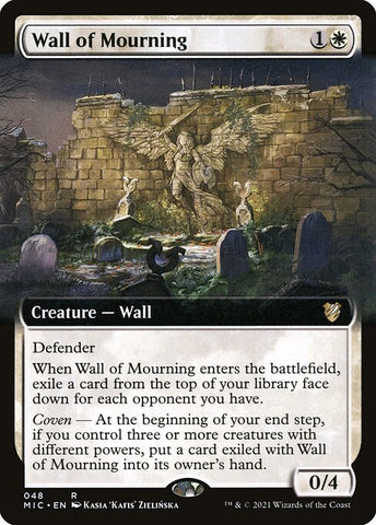 Wall of Mourning | MTG Midnight Hunt Commander | MIC