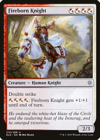 Fireborn Knight | MTG Throne of Eldraine | ELD