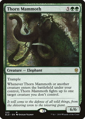 Thorn Mammoth | MTG Throne of Eldraine | ELD
