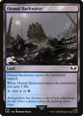 Dismal Backwater | MTG Warhammer 40,000 Commander | 40K