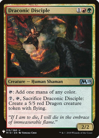 Draconic Disciple | MTG Mystery Booster | MB1