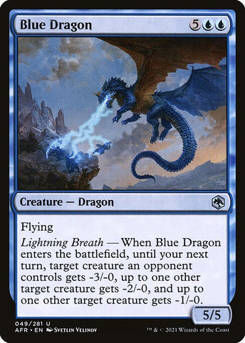 Blue Dragon | MTG Adventures in the Forgotten Realms | AFR