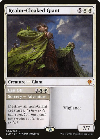 Realm-Cloaked Giant // Cast Off | MTG Throne of Eldraine | ELD