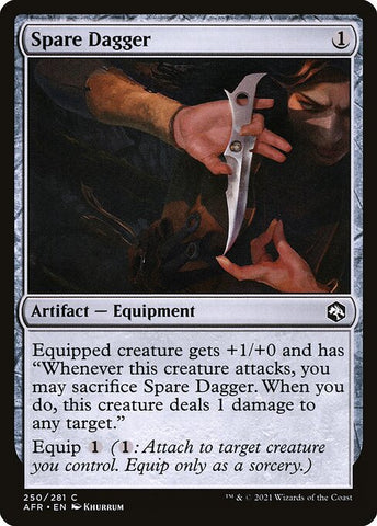 Spare Dagger | MTG Adventures in the Forgotten Realms | AFR