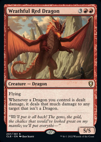 Wrathful Red Dragon | MTG Commander Legends: Battle for Baldur's Gate | CLB