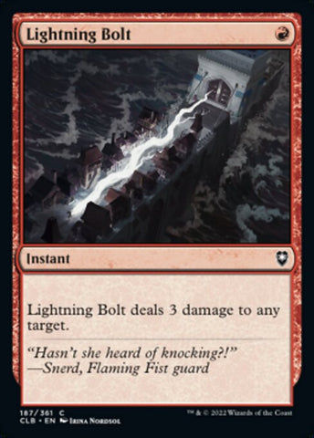 Lightning Bolt | MTG Commander Legends: Battle for Baldur's Gate | CLB