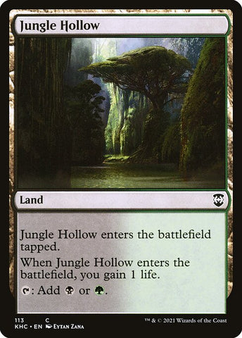 Jungle Hollow | MTG Kaldheim Commander | KHC