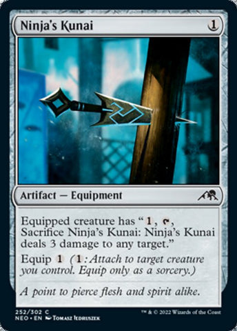 Ninja's Kunai | MTG Kamigawa: Neon Dynasty | NEO