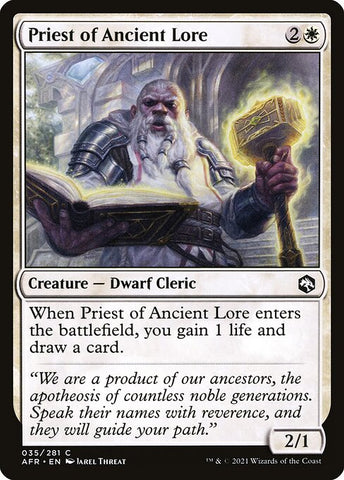 Priest of Ancient Lore | MTG Adventures in the Forgotten Realms | AFR