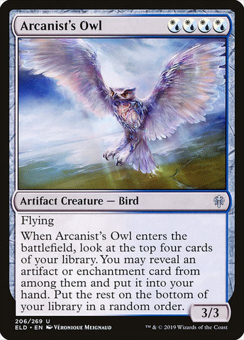 Arcanist's Owl | MTG Throne of Eldraine | ELD