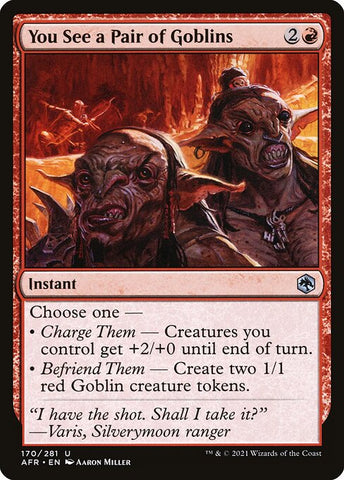 You See a Pair of Goblins | MTG Adventures in the Forgotten Realms | AFR