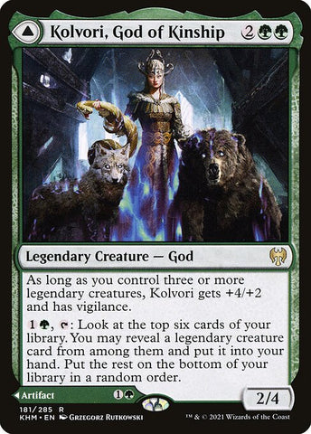 Kolvori, God of Kinship // The Ringhart Crest | MTG Kaldheim | KHM