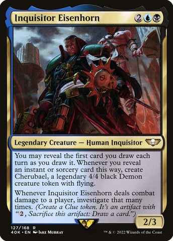Inquisitor Eisenhorn | MTG Warhammer 40,000 Commander | 40K